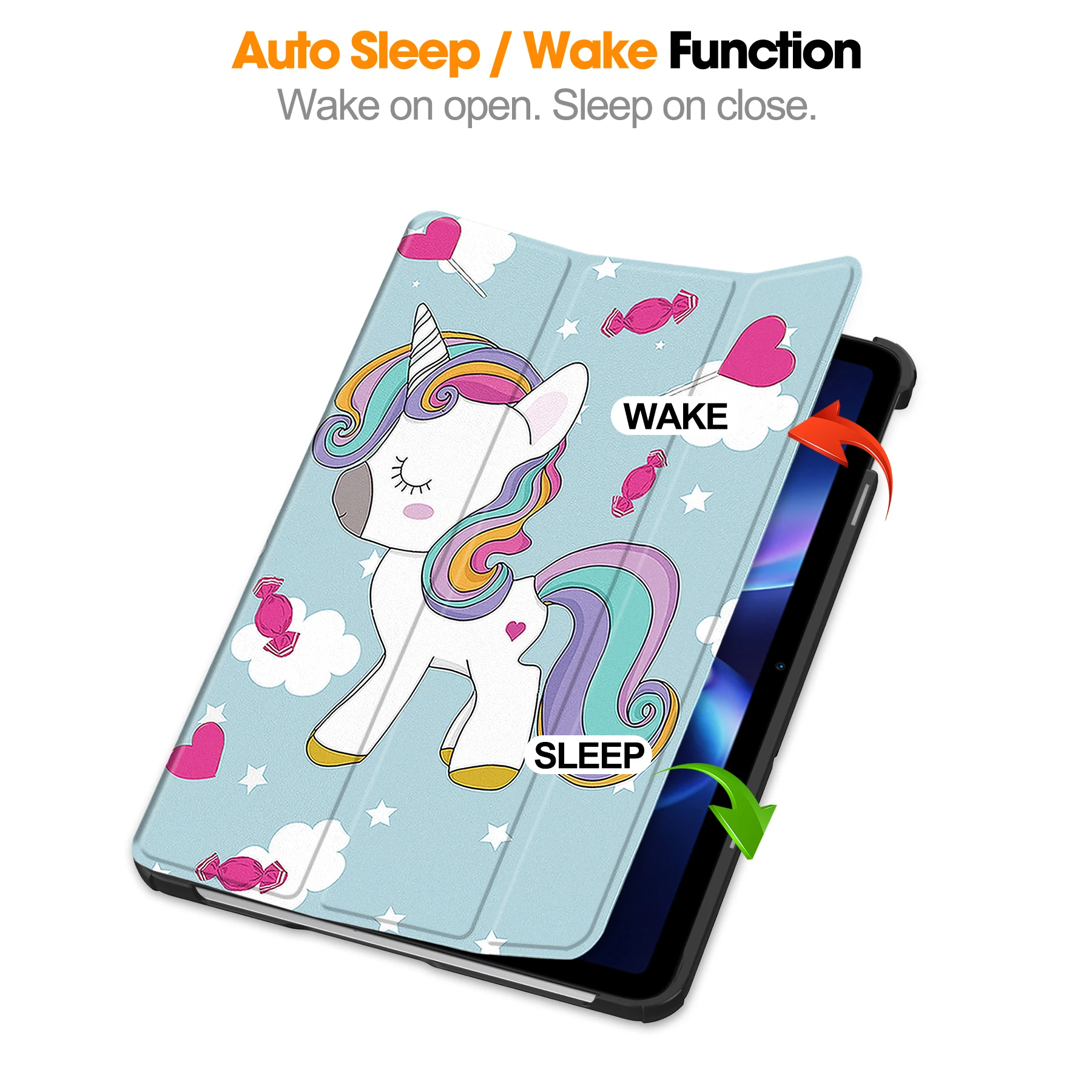 For Xiaomi Redmi Pad 2 SE 9.7 inch Case 2026 PU Leather Tri-Folding Kids Stand Magnetic Cover for Redmi Pad2 SE 9.7 Tablet Case