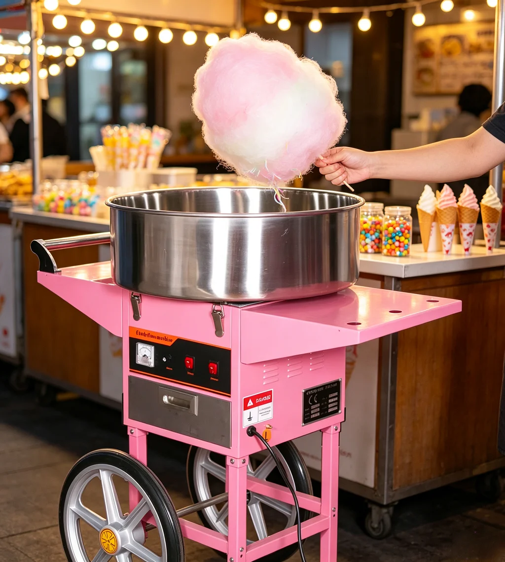 Commercial Cotton Candy Machine Cart - 공장에서 직접 판매하는 상업용 솜사탕 제조기,