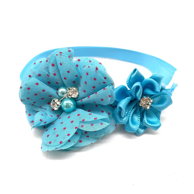 Imagem -03 - Cão de Estimação Gato Laço Flores Estilo Bonito Colorido Pet Gato Cachorro Filhote de Cachorro Bowtie Festa de Férias Suprimentos para Animais de Estimação Acessórios para Cães 50 100pc Novo