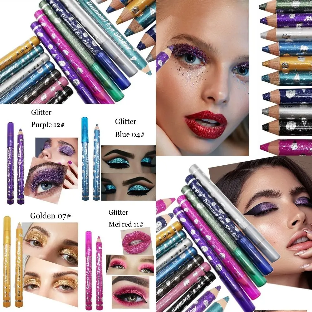 Crayon fard à barrage nacré, stylo surligneur, longue durée 256, anciers fard à barrage scintillant, vers à soie, maquillage des yeux, cosmétiques