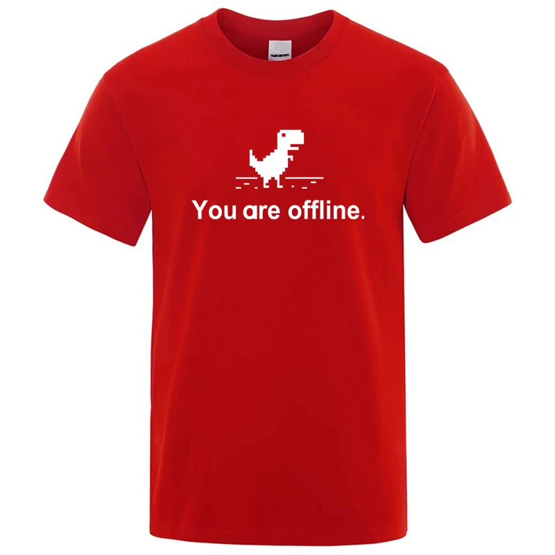 เสื้อยืดผู้หญิงลายไดโนเสาร์ คุณภาพสูง ผ้าฝ้าย 100% ทรงหลวม สไตล์ตลก คอกลม แขนสั้น ระบายอากาศได้ดี