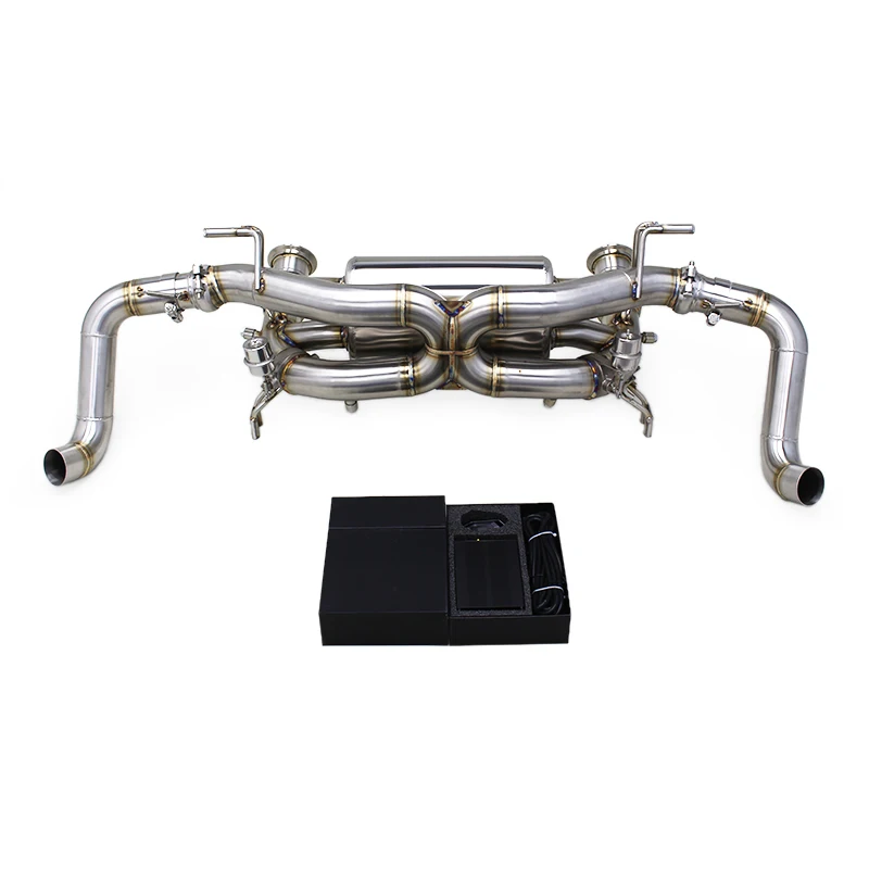 SUS304 Exhaust Pipe System For Audi R8 V10 2020-2024 Vacuum Valve Valvetronic System | High Performance OPF Compatible Muffler