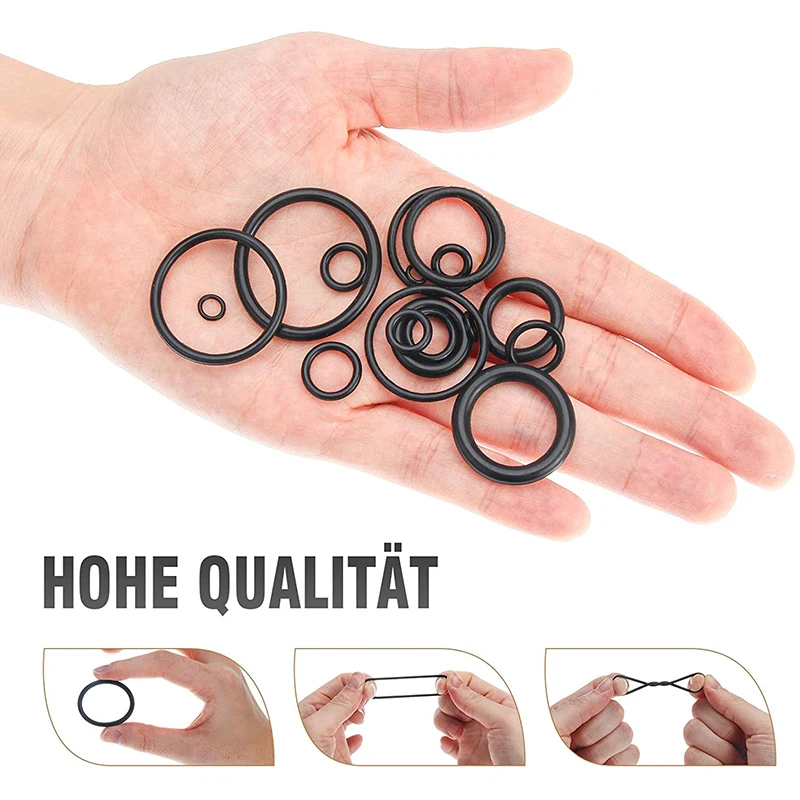 500Pcs 18 Maten M3-M20 Universele Auto Airconditioning O-ringen Auto Reparatie Tools Compressor Rubber Ringen Kit Auto Accessoires