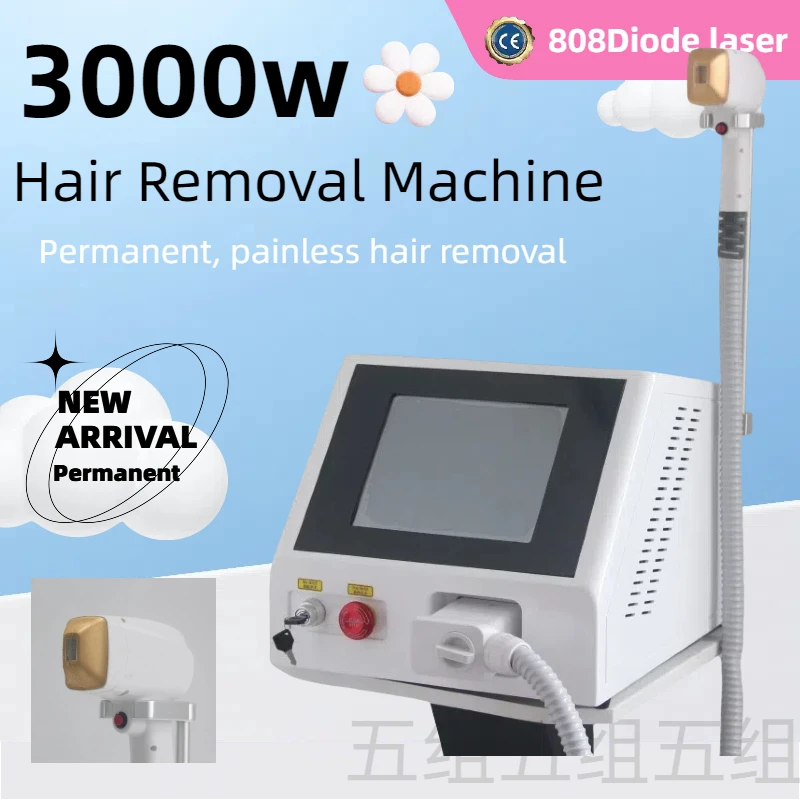 Depiladora laser 3wavelengths Diode Laser Hair Removal Machine Safe And Painless Permanent Beauty Lovers Whole Body Hair Removal