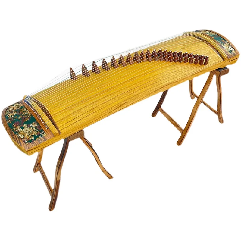 

Small guzheng 125cm 21 strings flower pattern