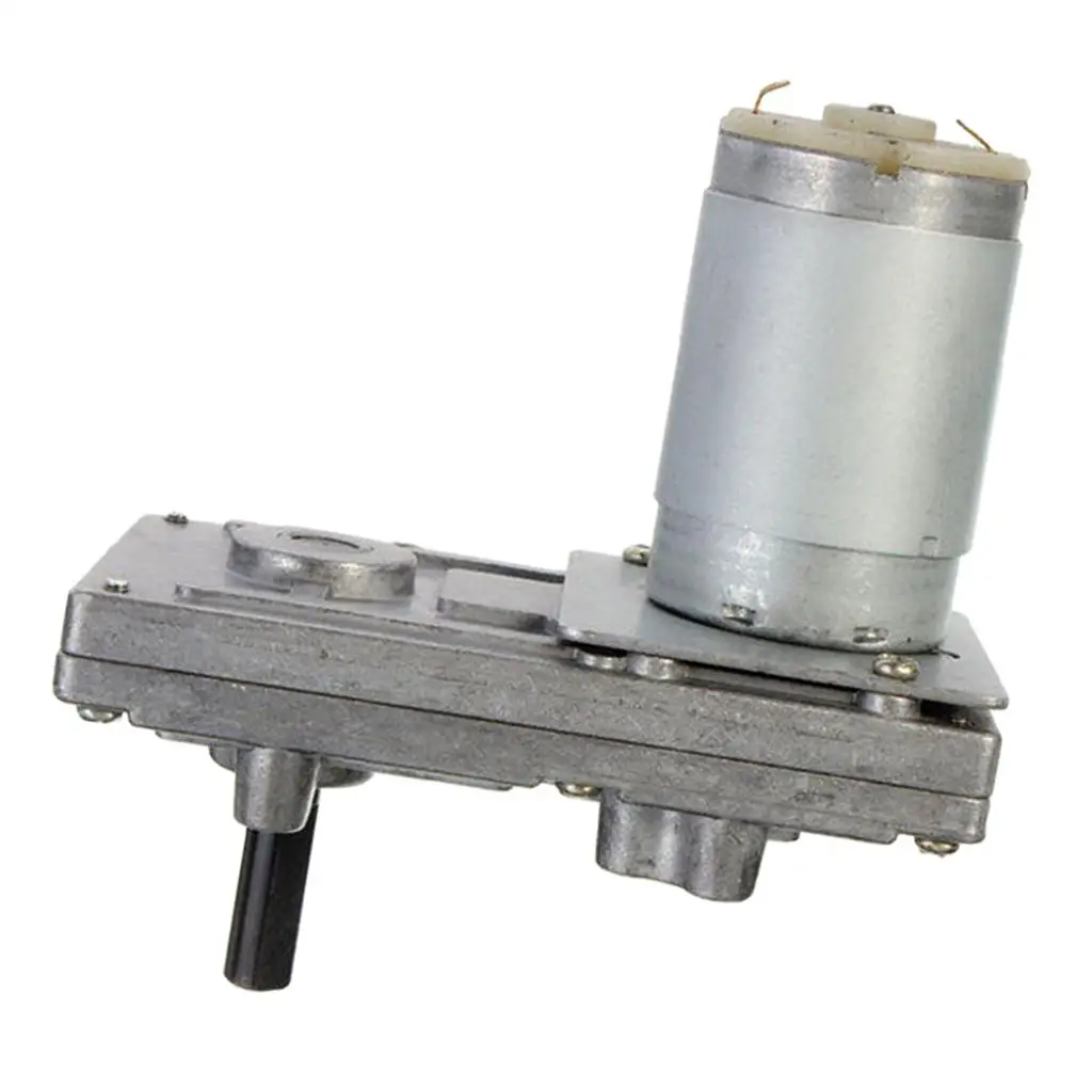 

Турбинный червячный мотор-редуктор из серебристого металла, постоянного тока, с высоким крутящим моментом и низким энергопотреблением для электроприводных моделей