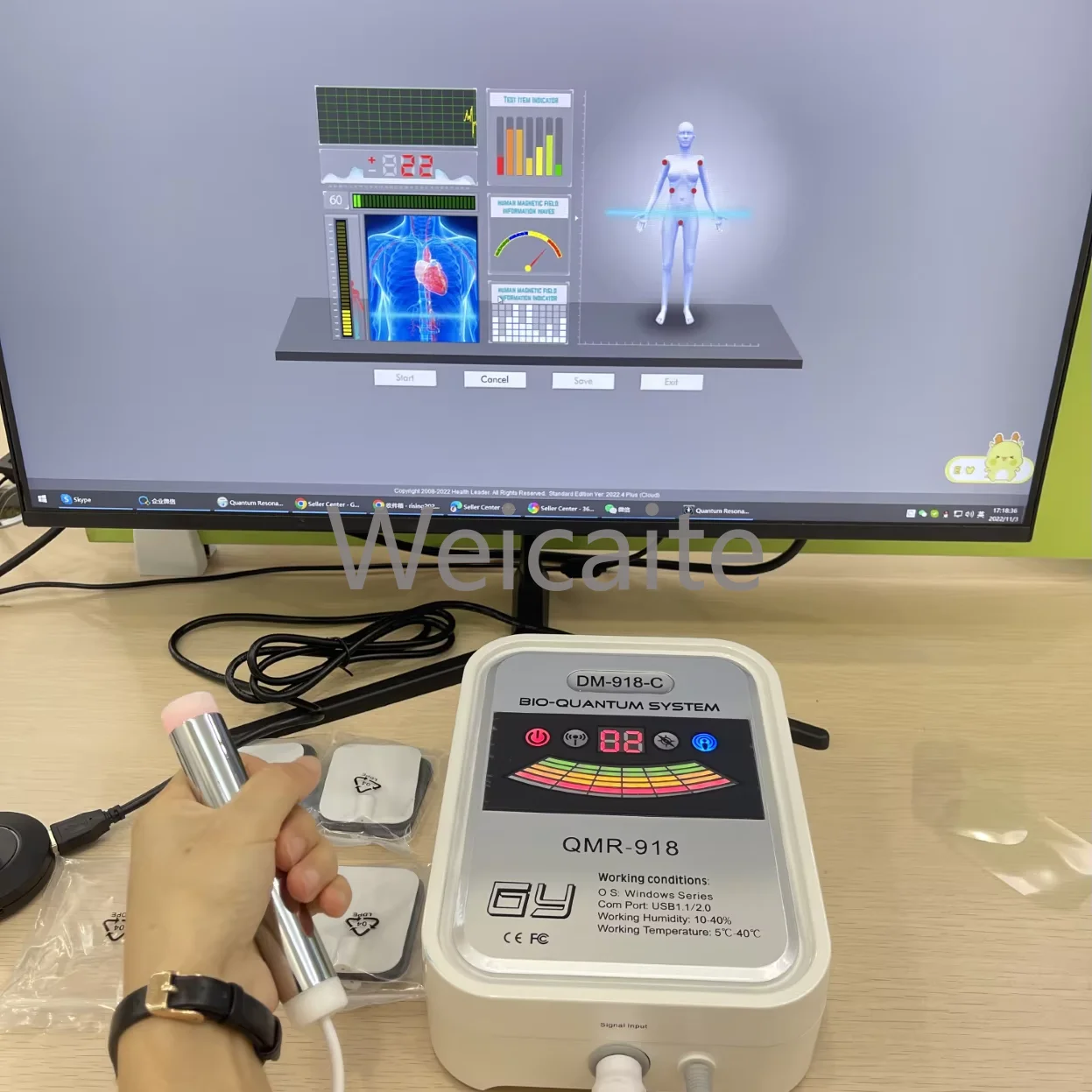 

2024 Latest Generation quantum magnetic resonance analyzer Health Body Checking Set Sub Healthy Diagnosis Scanning Machine