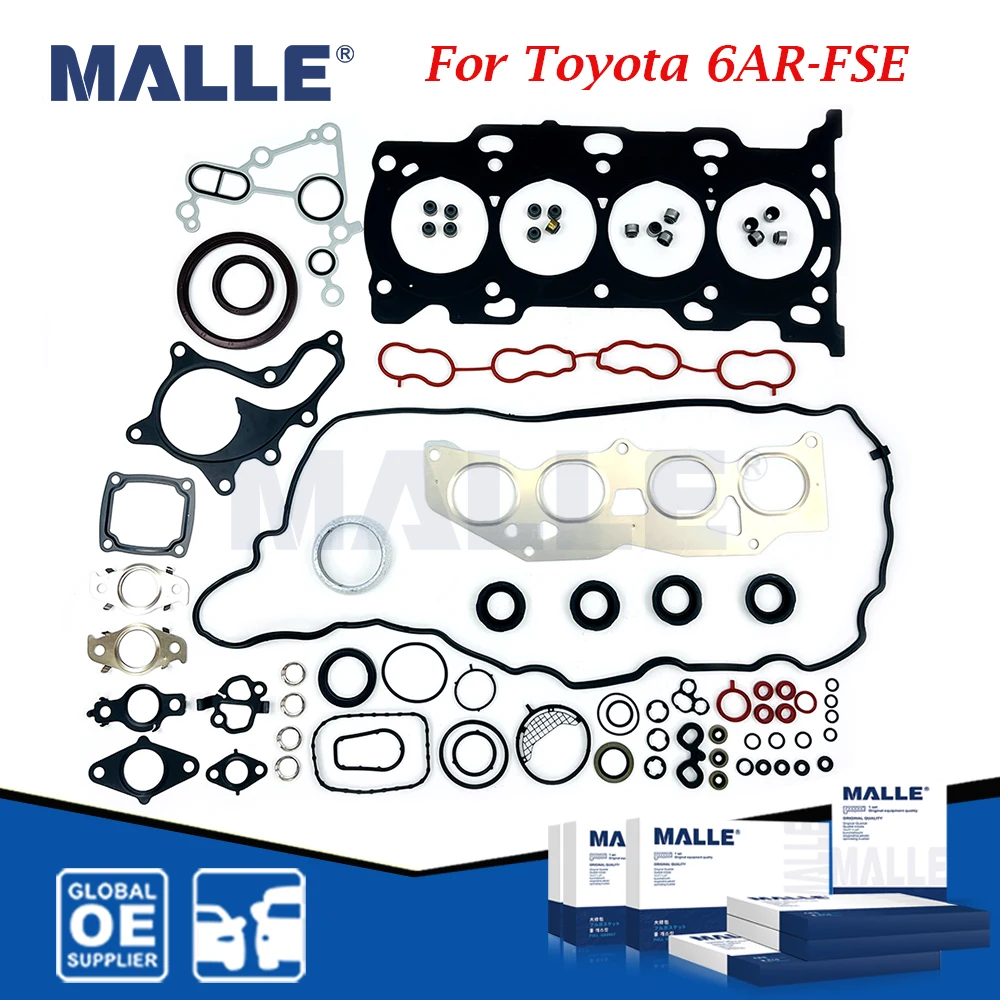 Engine Full Overhaul Gasket Kit For Toyota 6AR 6ARFSE ASV61 Lexus Camry ES200 XV50 XV60 V5 2.0L Auto Car Accessories 04111-0V110