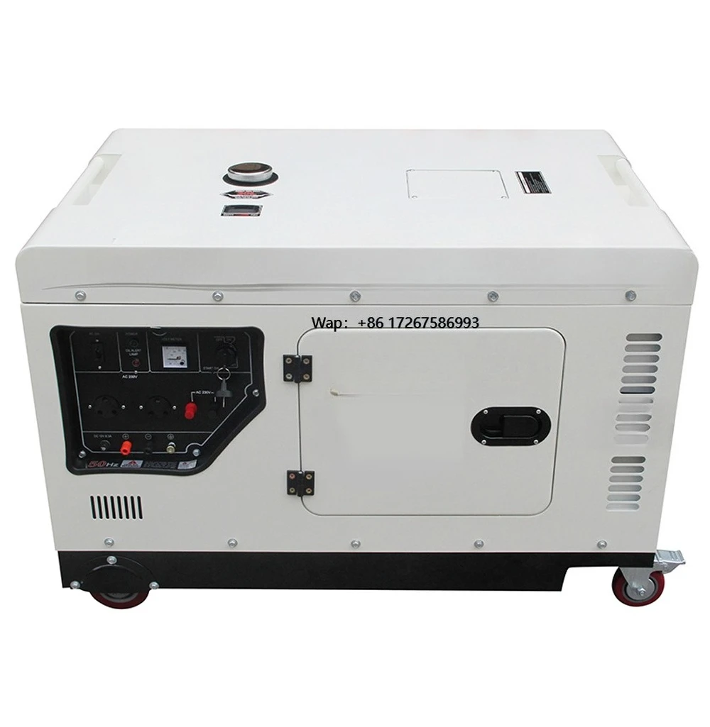 

hiearns 8KVA 9KVA 10kVA 12kVA 16kVA 20kVA Super Silent Generator Portable Generators air Cooled