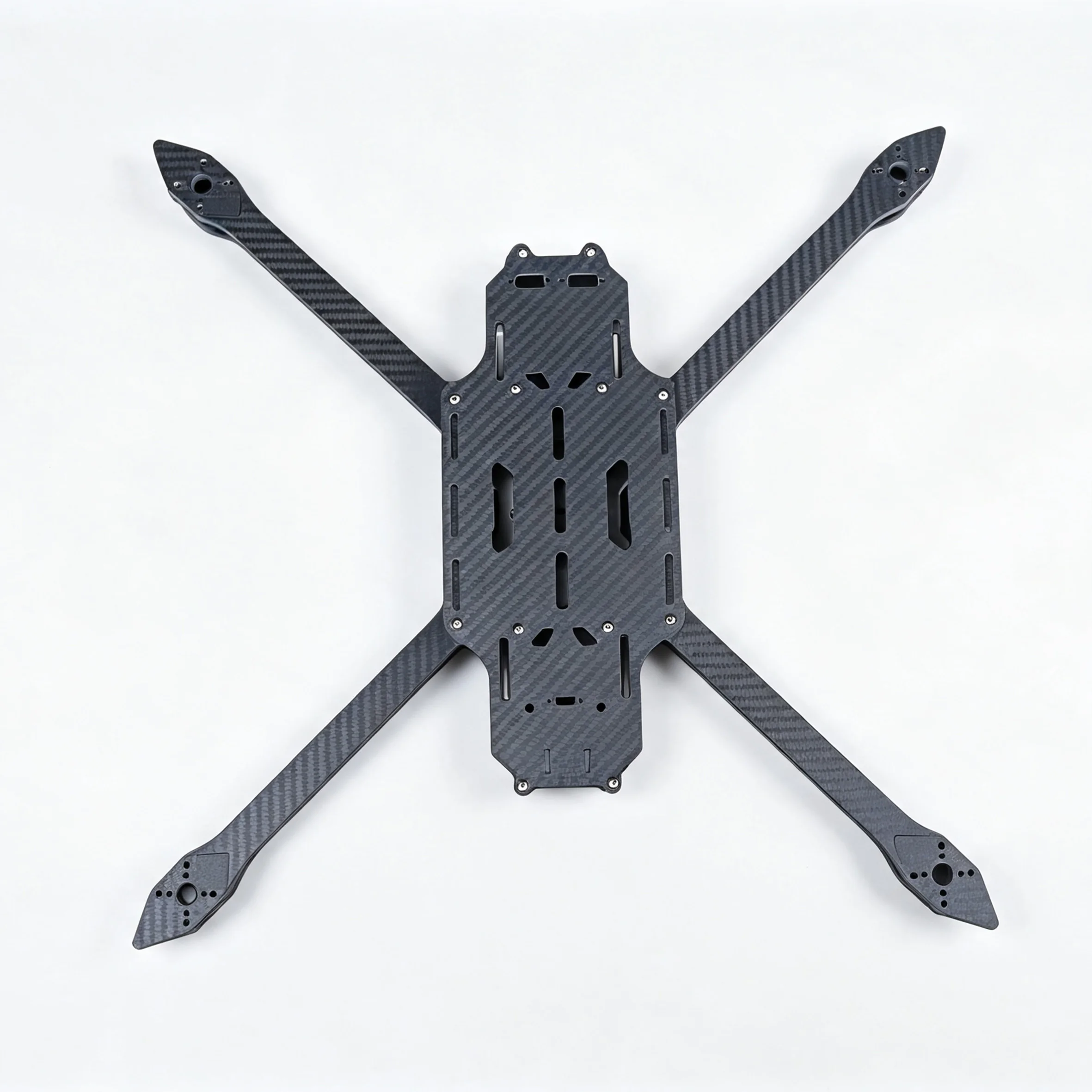 15 Inch 457mm Wheelbase 3K Twill Weave Carbon Fiber for Compatible Long Range Quadcopter Frame Kit for DIY FPV Drones