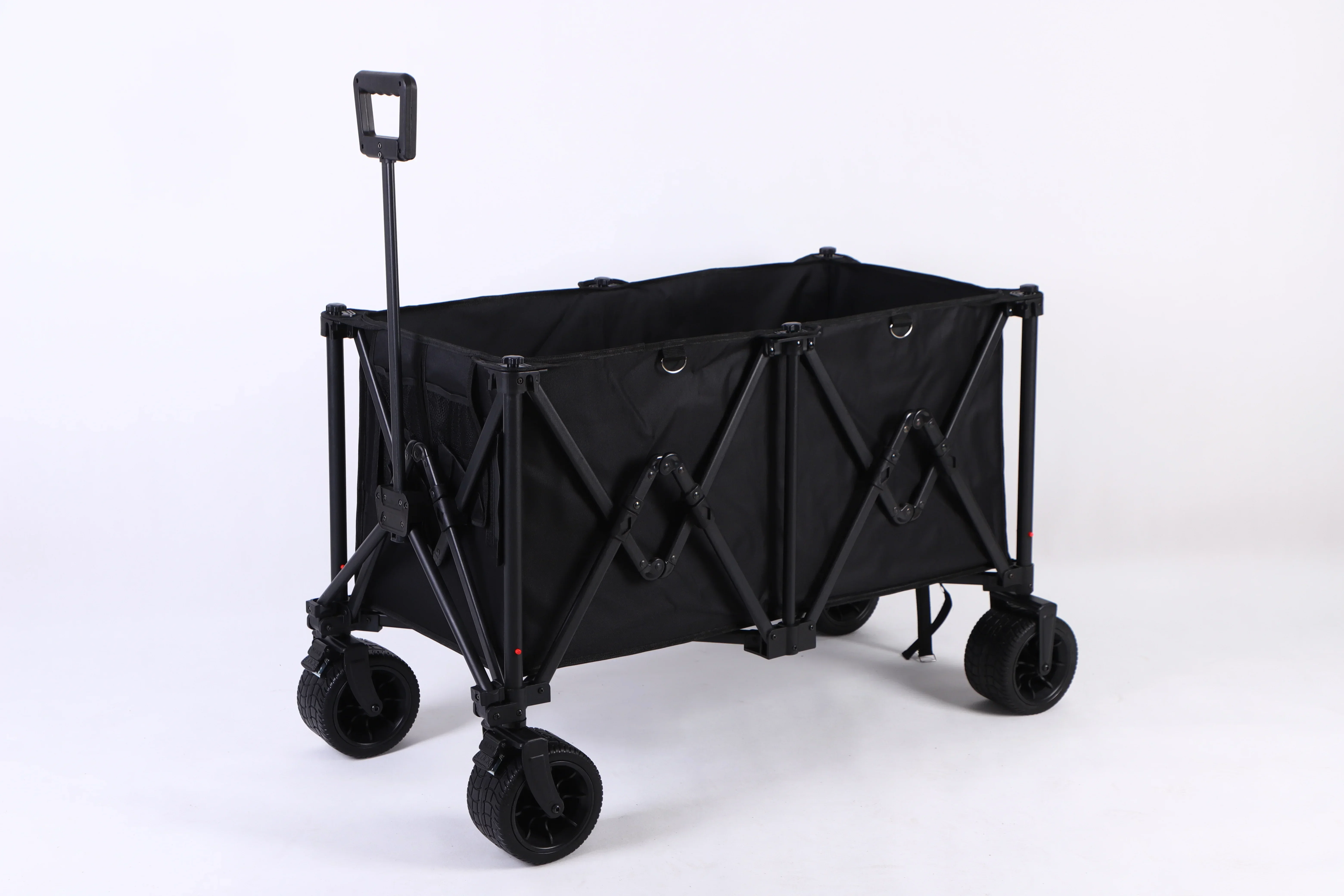 Collapsible Folding Beach Utility Cart Trolley Wagon Foldable Picnic Camping Wagon Camping Cart