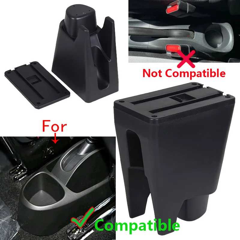 For Citroen C1 Armrest Box For Peugeot 107 Toyota Aygo BJ Armrest Car Accessories Store box Interior detail Simple installation