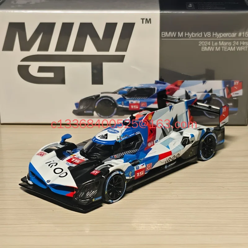 New Genuine Minigt Tsm 1219 1 64 M Hybrid V8 Diecast Car Toys Model Car Cool Collectible Racing Vehicle Giftable Display Toys