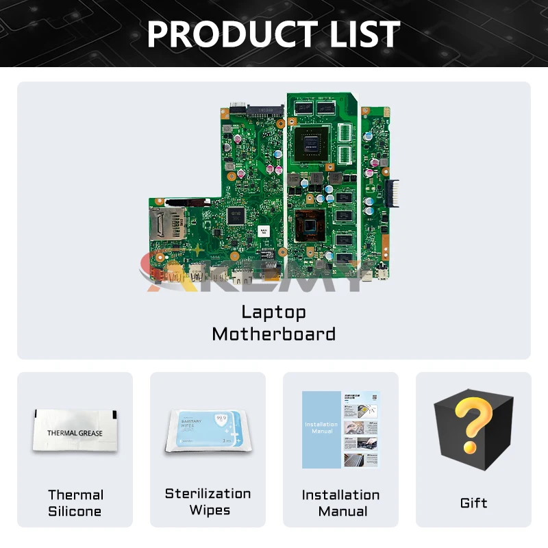 AE X540SC Mainboard For ASUS X540S A540SC D540SC R540SC F540SC Laptop Motherboard CPU N3050 N3700 2G/4G-RAM GT810M