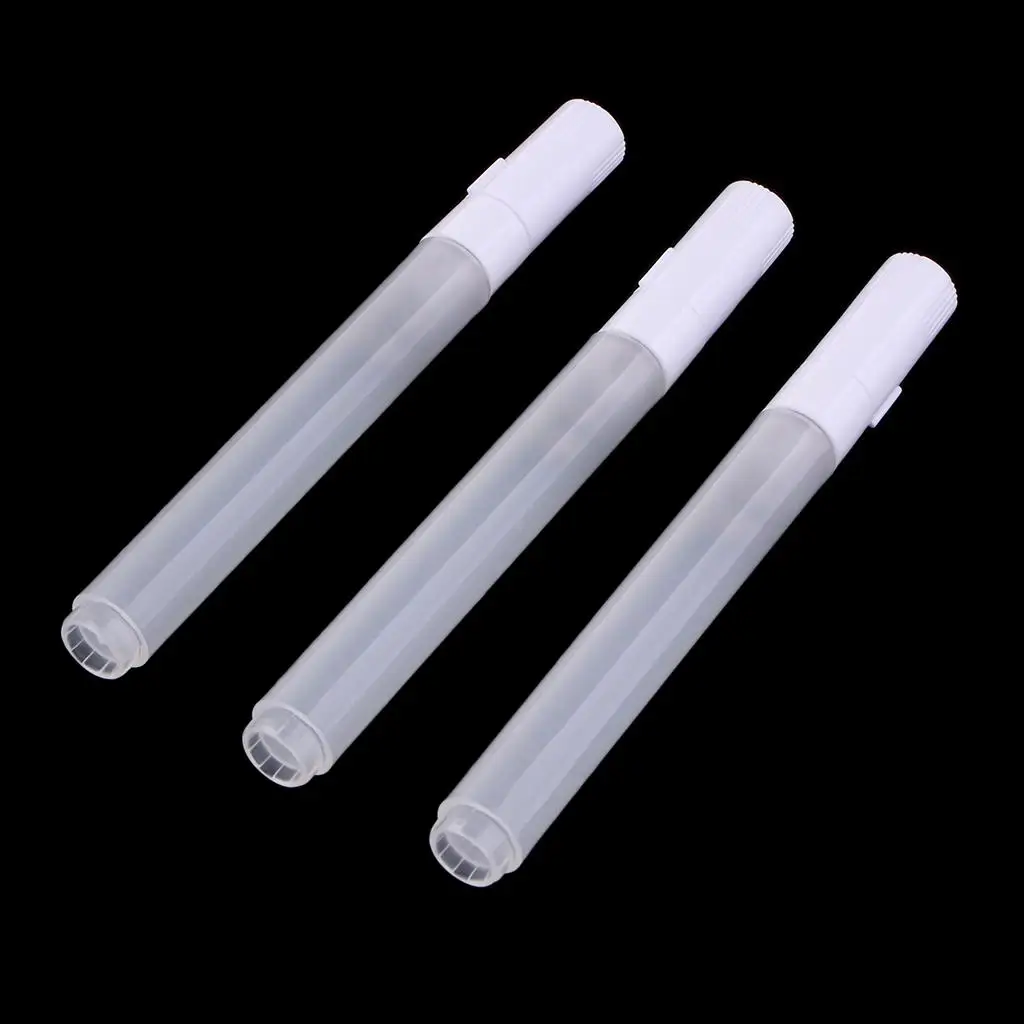 3 Pieces Clear Plastic Medium 4.5mm Watercolor Oil Acrylic