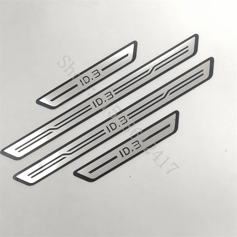 

For VW Volkswagen ID.3 VW ID3 2020-2024 car Accessories Door sill scuff plates thresholds protector Stickers Welcome Pedal