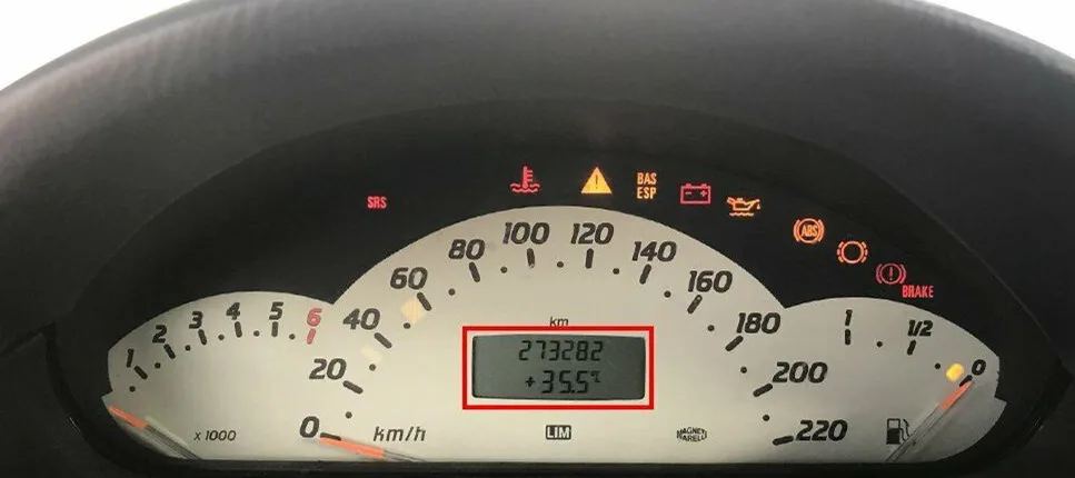 كابل الشريط المسطح لمرسيدس الفئة أ W168 وفانيو W414 أداة العنقودية