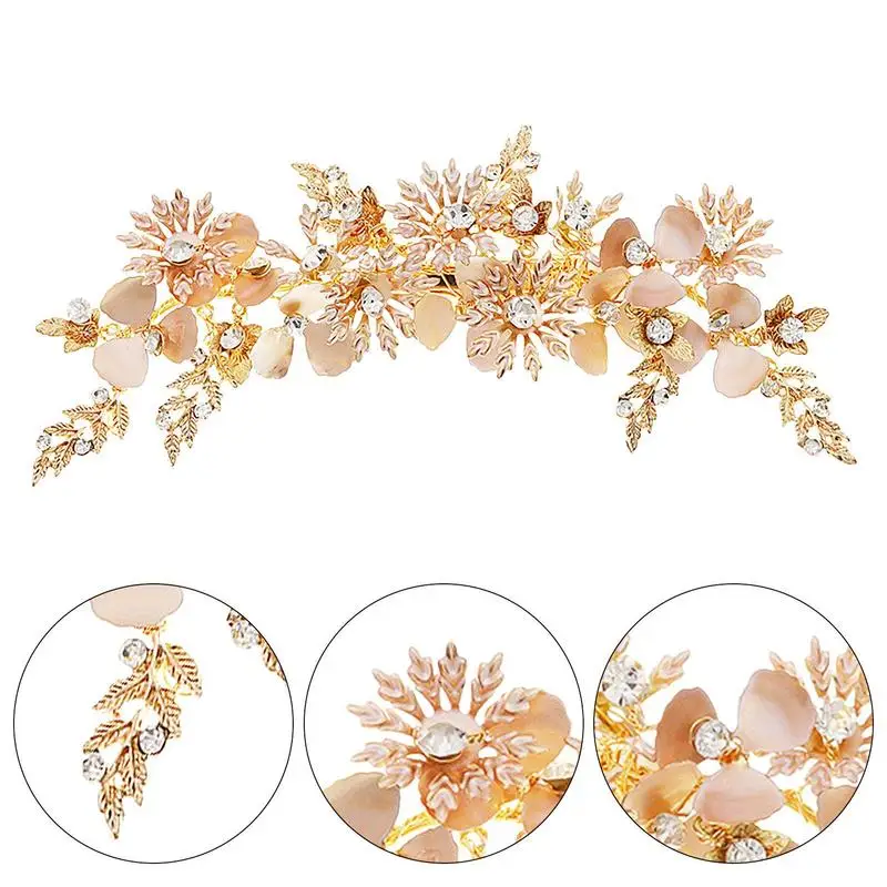 Pinzas para el pelo brillantes, horquillas con diamantes de imitación, Clips laterales brillantes, accesorios para el cabello Retro hechos a mano para bodas, festivales, fiestas