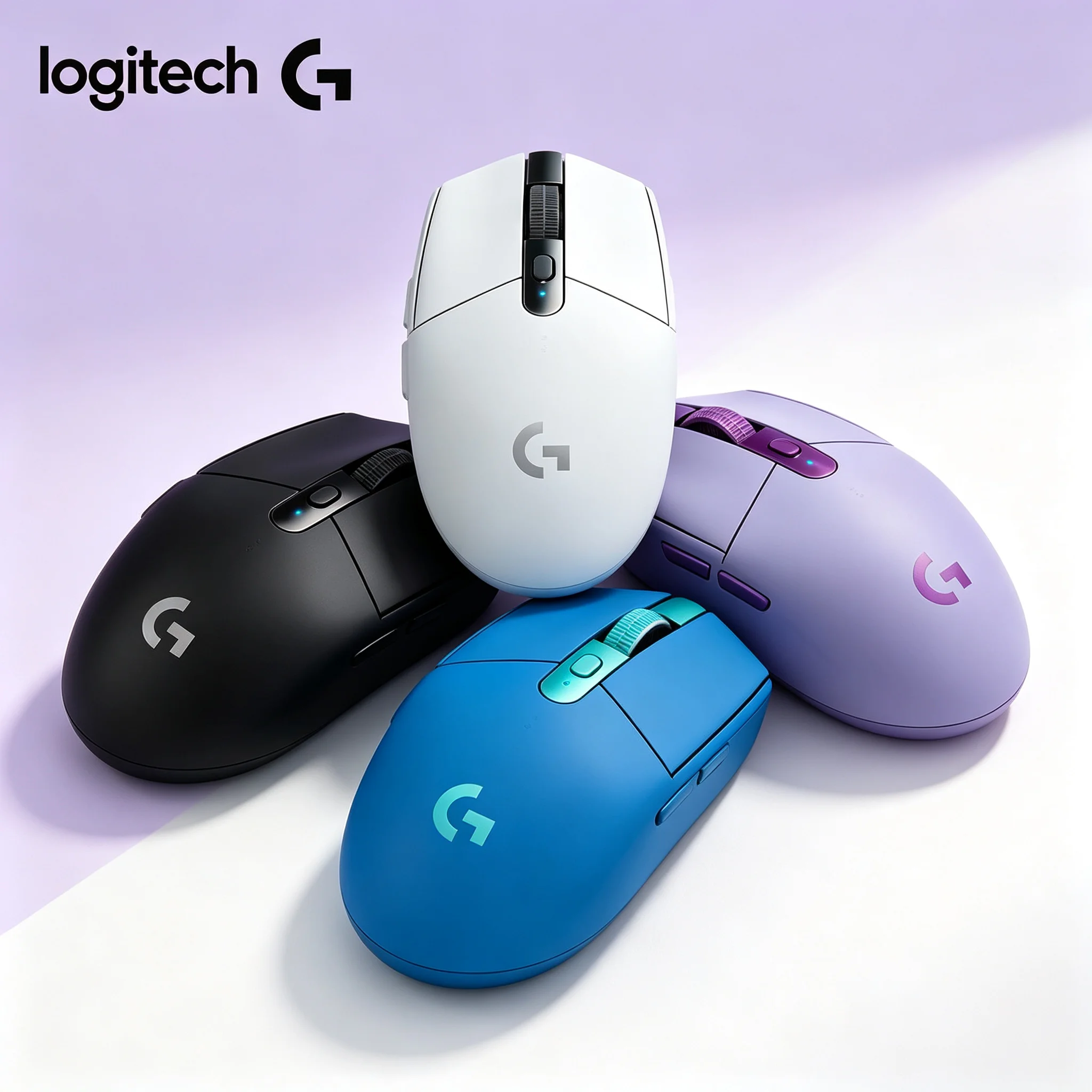Logitech G305 LIGHTSPEED Wireless Gaming Mouse 12000 DPI Adjustable HERO Sensor 6 Programmable Keys For Laptop Desktop Gaming