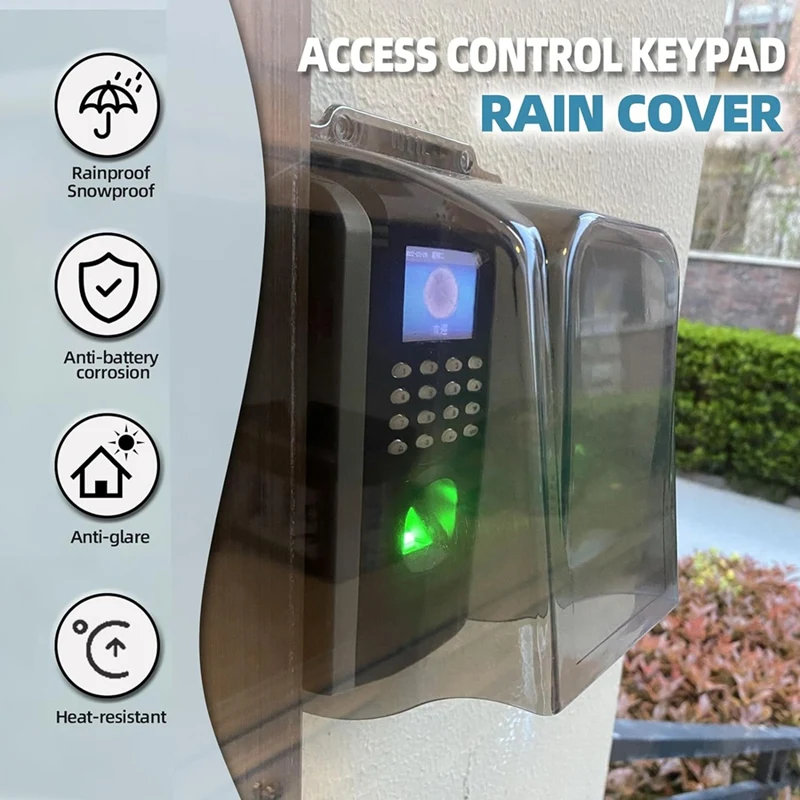 ABRU-Plastic Lengthen Doorbell Rain Cover, Doorbell Waterproof Cover Weatherproof Protector Doorbell Attachment