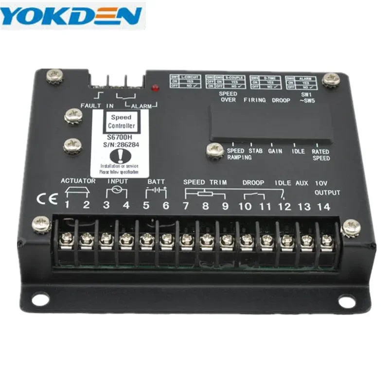 Diesel Generator Speed Controller Control Module S6700H Speed Control System