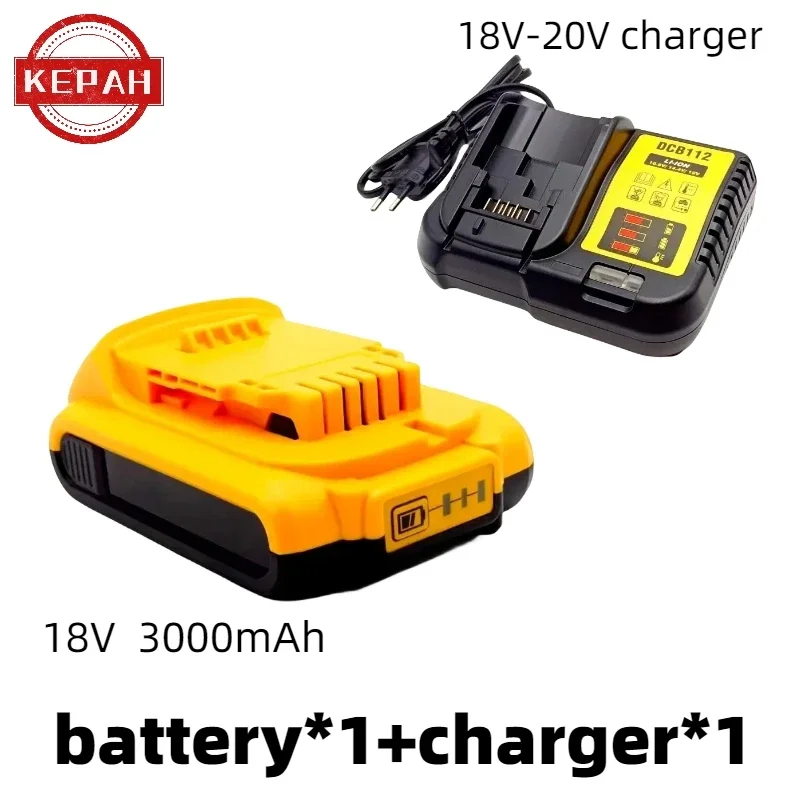 

18V electric battery 3.0Ah is suitable for electric tools such as DCB205, DCD74, DCB201, DCG412, DCD740, DCB203, etc