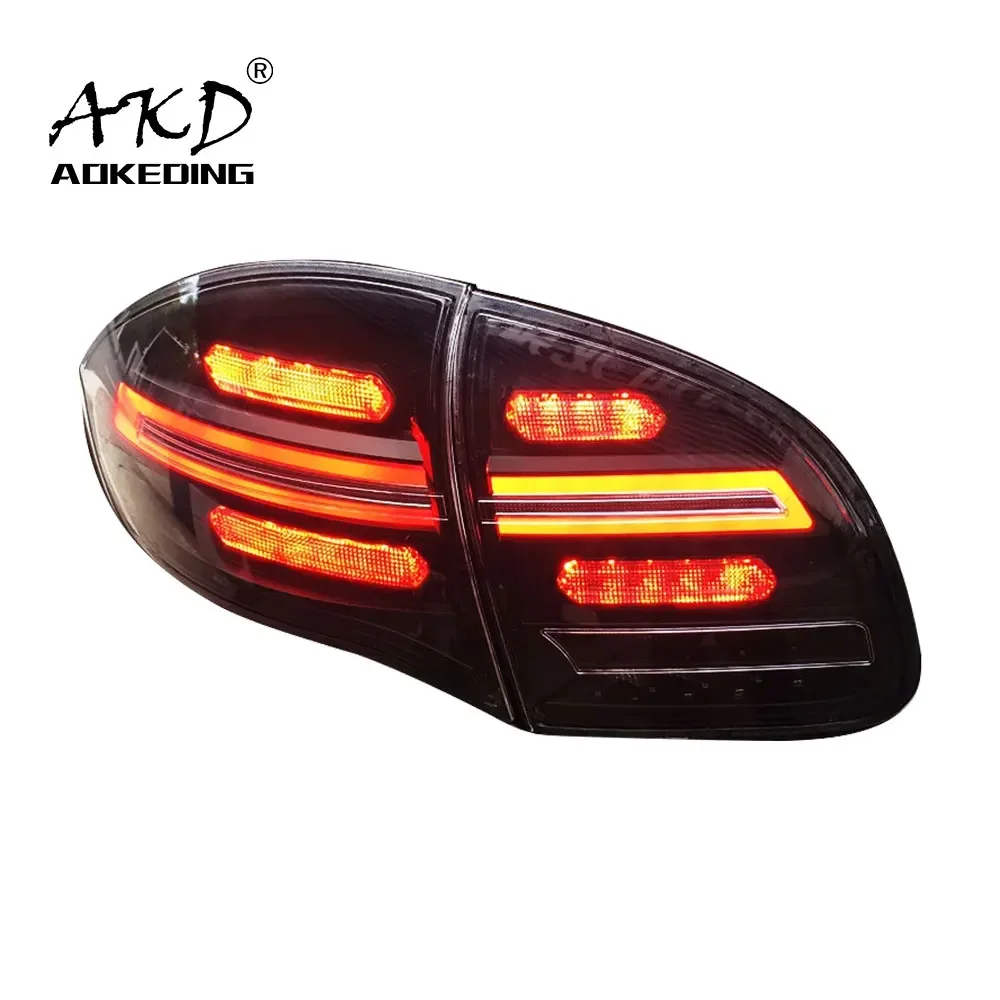 AKD Car Styling Tail Lamp for Cayenne LED Tail Light 2011-2014 Upgrade New Model taillights DRL Turn Signal Brake Reverse