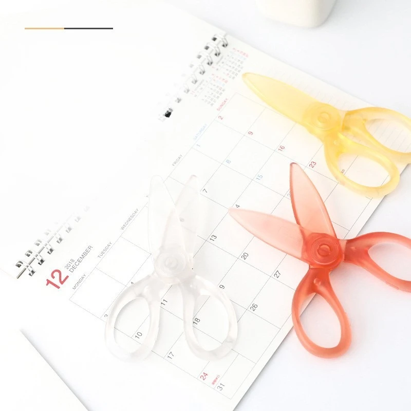 مقص سلامة للأطفال مقص بلاستيكي للوازم الفنية المدرسية #2