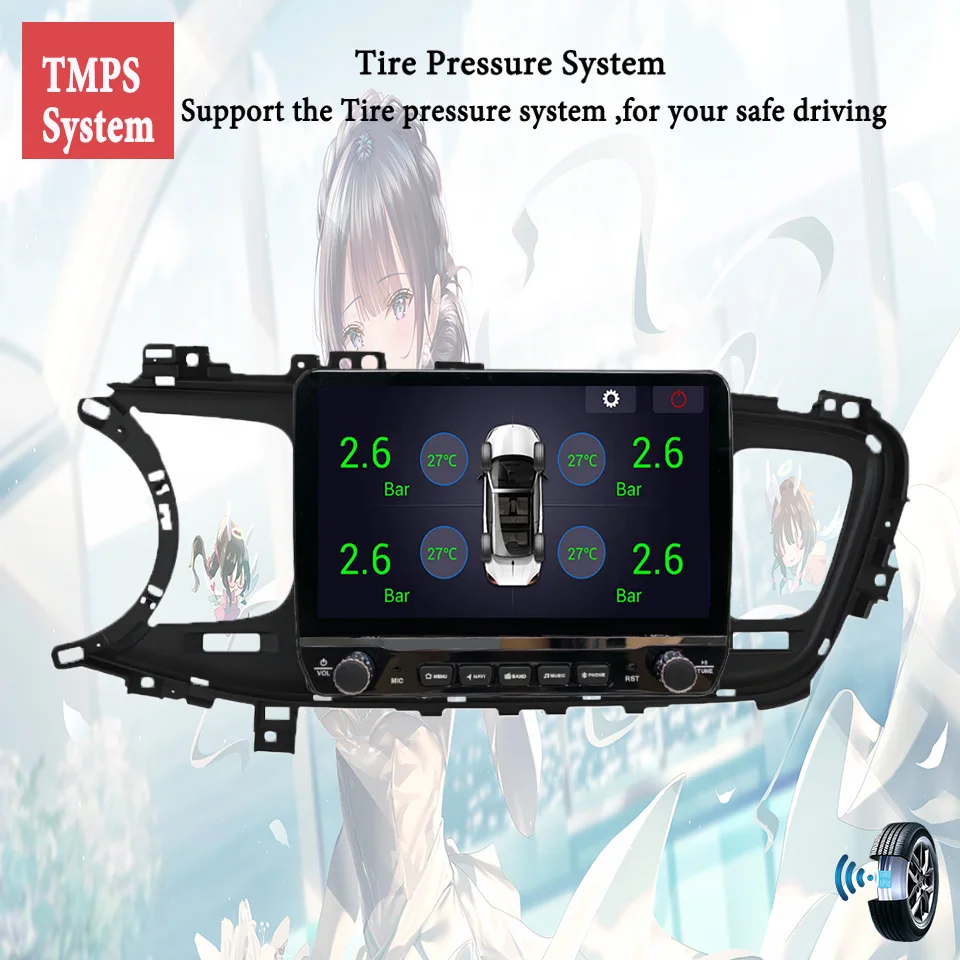 2Din Android 14 Autoradio Multimedia PC Tablet For Kia Optima K5 2010 - 2015 GPS DVD Video Music Player Car intelligent systems