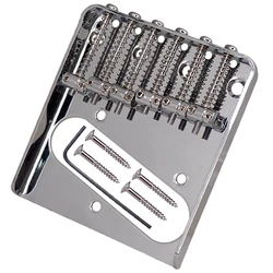 6 Saddle Bridge String Behind The Bottom For Telecaster Electric Guitar Replacement Guitar Accessories Parts