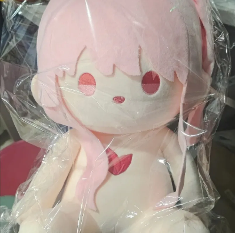 40CM Anime Cosplay AKIYAMA MIZUKI Attribute Sitting Posture Push Cotton Doll Game Dress Up Toys Dolls Xmas Gift
