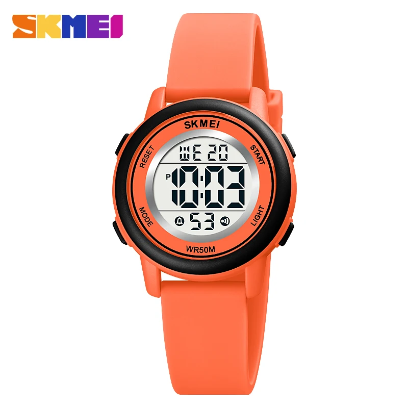 SKMEI 1721 Waterproof Alarm Child Watches montre enfant Boys Girls Sport Kids Watch Colorful Led Children Digital Wristwatches