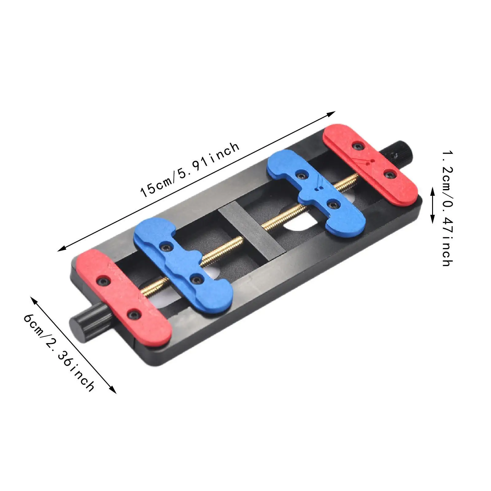 Phone Motherboard Clamping Tool Sturdy for Soldering Desoldering 15x6x1.2cm Accessories Insulating Material Single Axis Locking