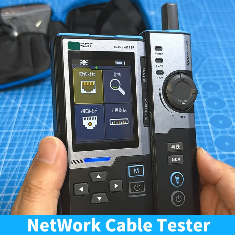 

Многофункциональный тестер сетевых кабелей с функцией измерения длины и защитой от помех для Ethernet- и телефонных линий