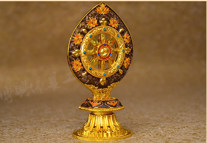 HOME OFFICE efficacious Talisman House Protection # Tibetan Vajrayana Esoteric Buddhism gilding Dharma treasure statue