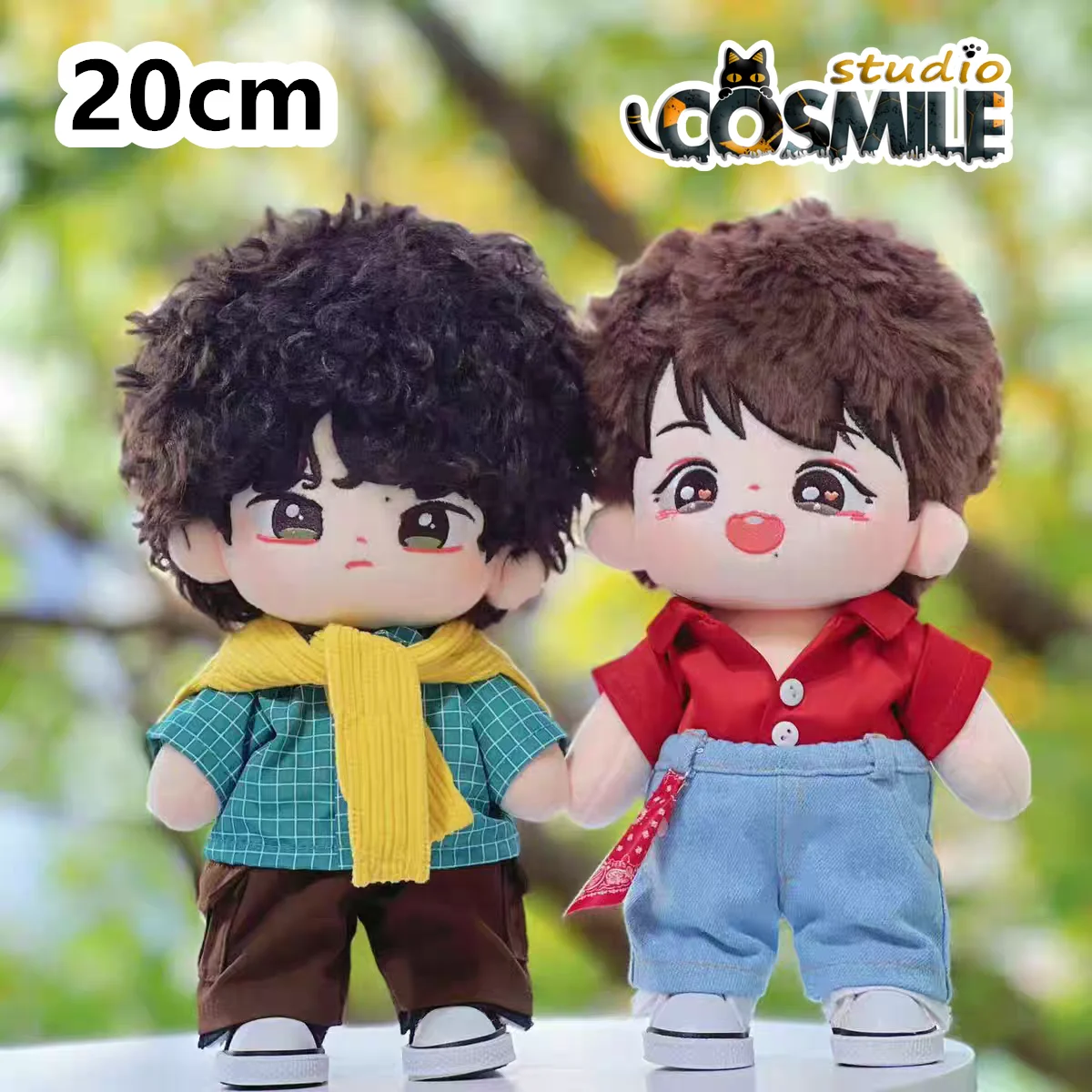 The Untamed Star Idol Yibo Xiao Zhan Little Prince Red Casual Fashion 10cm 20cm Plush Doll Accessories Doll's Clothes BJYX GG