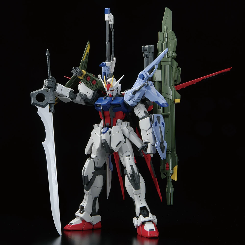 [In Stock] Bandai MG 1/100 The Gundam Base Limited Perfect Strike Gundam (Grand Slam Equipped Type) Assembling Action Model Toys