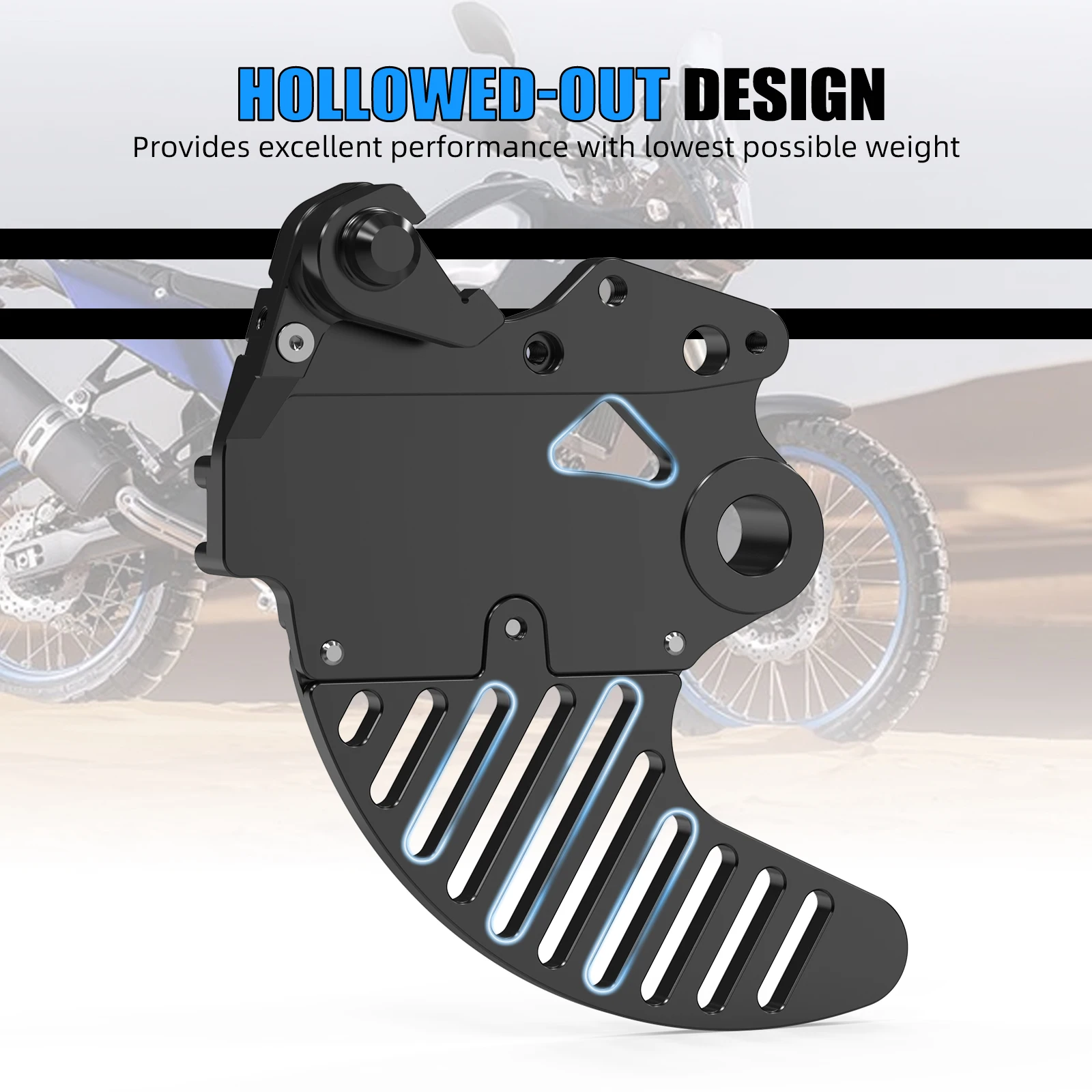 NICECNC For Yamaha Tenere 700  2019-2024 Rear Brake Disc Guard Protector For Yamaha Tenere 700 XTZ700 T700 Accessories