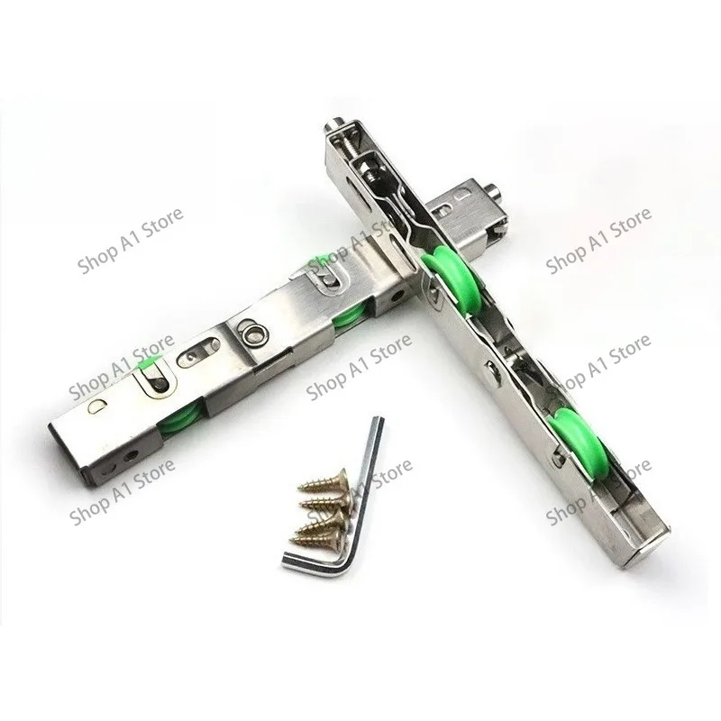 Sliding Door Bottom Roller, Aluminum Alloy Glass Door Roller, Stainless Steel Track Wheel, Heavy Duty Sliding Door Hardware
