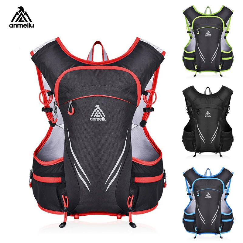 

Anmeilu Hydration Backpack Women Men 5L Running Jogging Sport Backpack Trail Running Marathon Bag