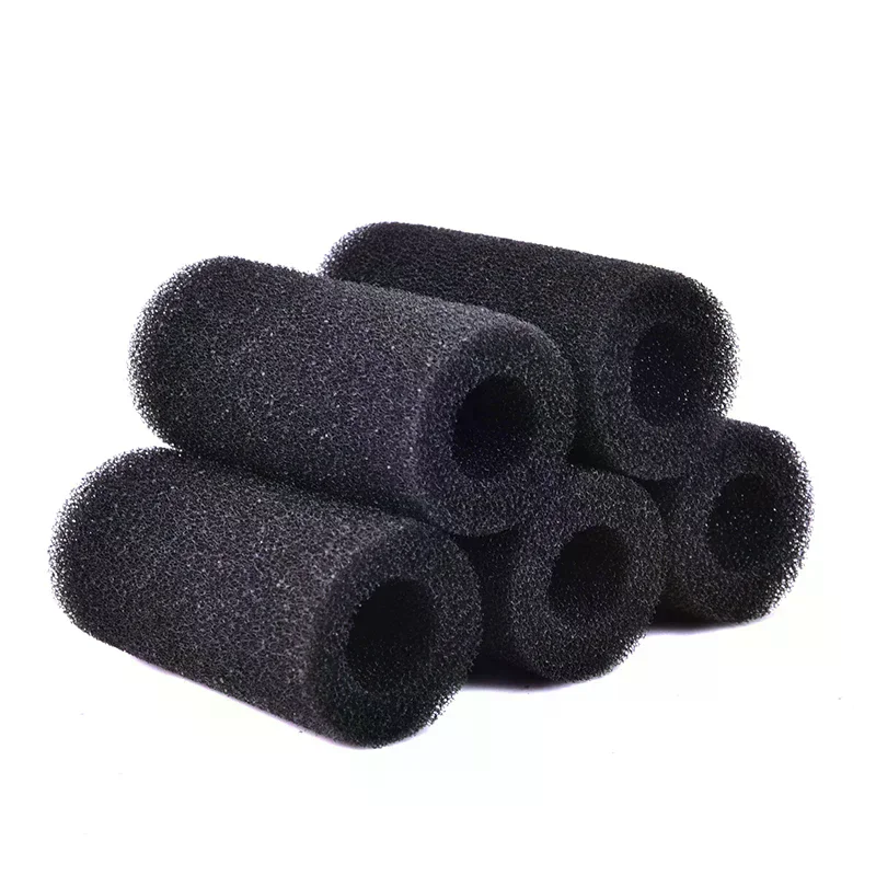 5pc Size Black Size Black Sponge Aquarium s L Filter Protectorcover for Fish Tank Inlet Pond