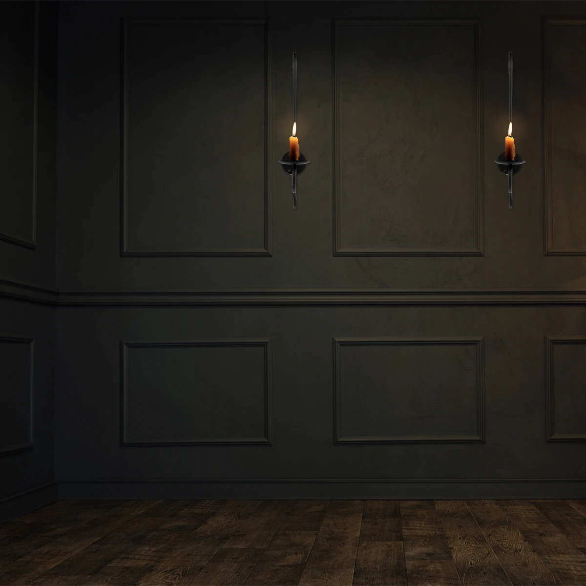 

1 pc Wall Mount Holder Iron Hanging Candlestick Home Decor Wedding Party Christmas Decoration Stylish Living Room Bedroom