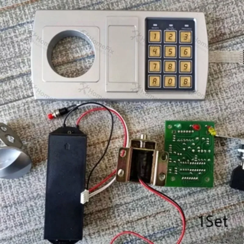 20ED Series Rotary Knob Electronic Code Lock with Indicator Light for Safe Box Deposit Box Replacement Lock