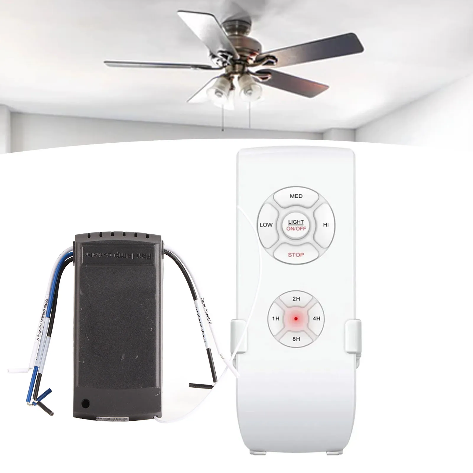 Ceiling Fan Remote Control Ceiling Fan Remote Control Kit Smart Universal Ceiling Fan Light Remote for Hunter for Harbor Breeze