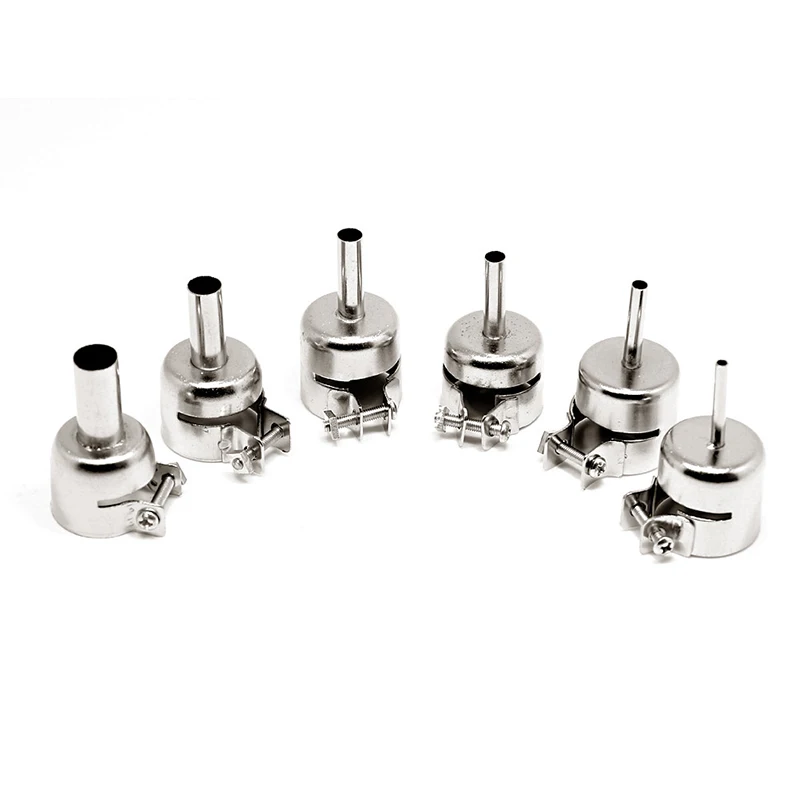 6 Stück 850 Runddüsen Heißluft-Rework-Reflow-Lötstation 3/4/5/6/8/10 mm