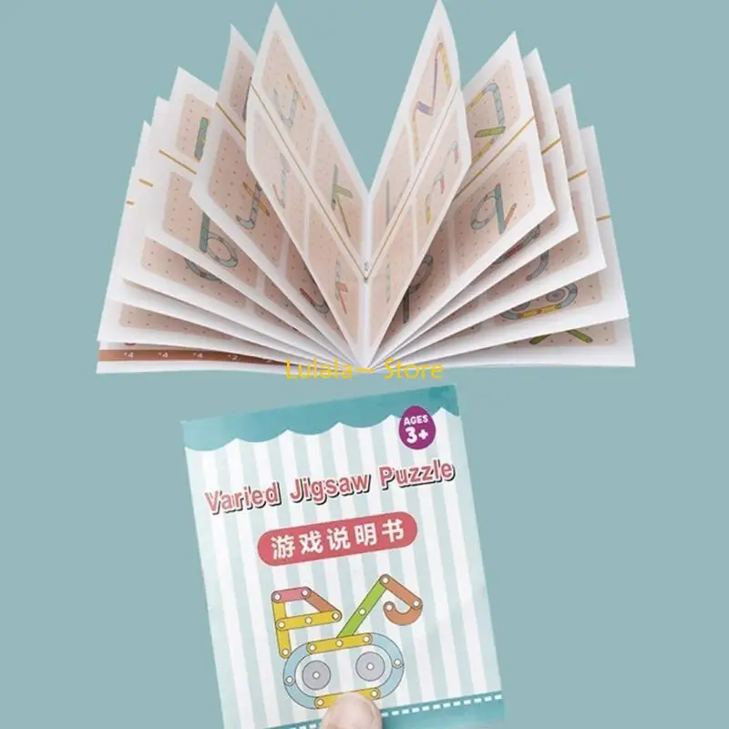 

Y4QA Material Puzzle Toy Pegboard Puzzle Toy for Kids Logical Reasoning Training Toy Children Christmas Gift