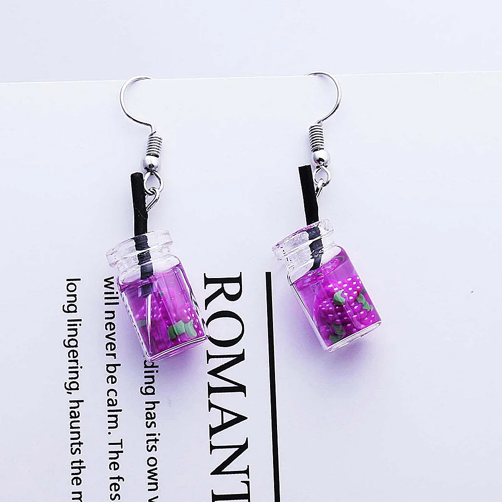 

Creative Fruit Earrings Women Decoration Funny Earbob for Teen Girls Dangle Jewelry Drop Cute
