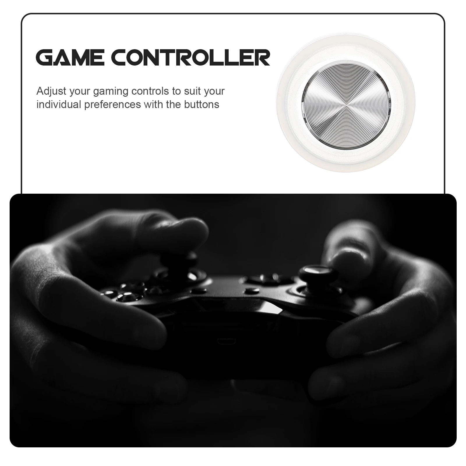 

2 Pcs Mobile Controller White Q8PLUS Accessories Practical Lightweight Portable Cellphone Gaming Handle Phone Game Accessories