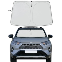 For Toyota RAV4 2019-2024 Car Interior Sunshades Cover Windshield Sun Visor Shade Protector Parasol Auto Front Window Sunscreen