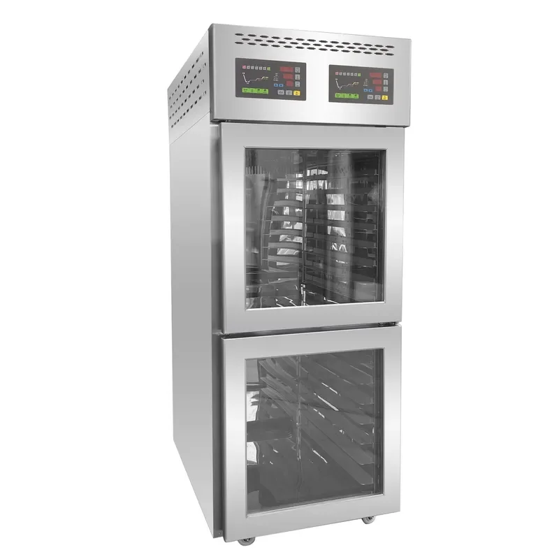 Professional Bakery Equipment 32 Trays Double Door Retarder Proofer Cabinet Cold Storage & Warm Dough Proofing Dual Function